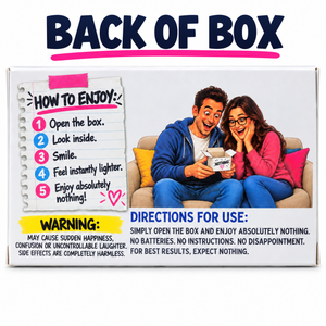 Box of Nothing – Funny Secret Santa, Birthday & Stocking Filler Gift