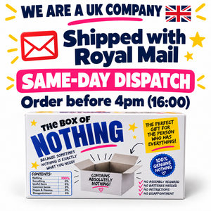 Box of Nothing – Funny Secret Santa, Birthday & Stocking Filler Gift