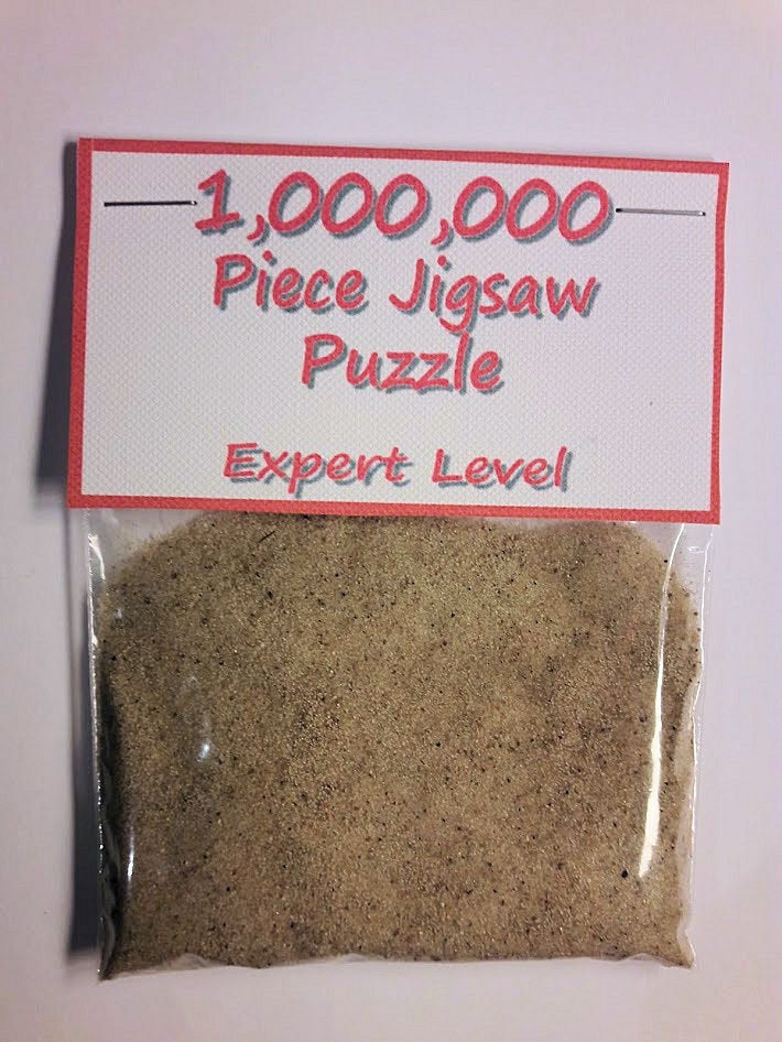 Christmas Fun Santa Gift, Novelty million piece jigsaw puzzle