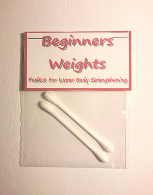 Beginners Weights Fun Gym Gift Novelty Joke Funny Christmas stocking filler present